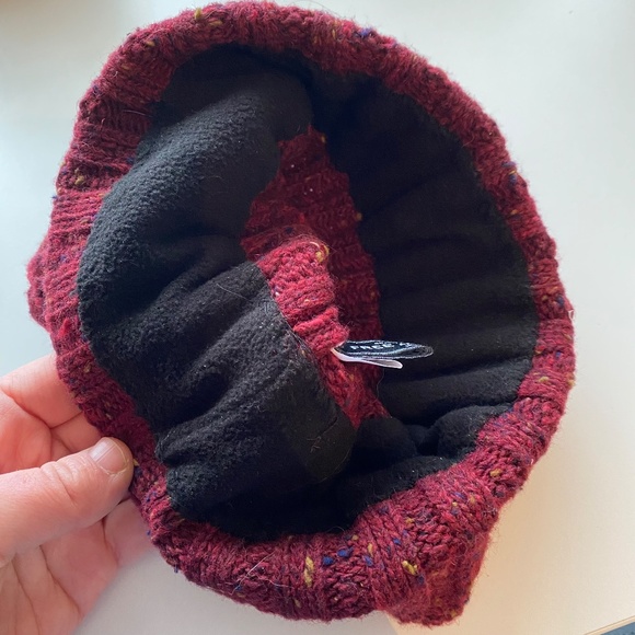 Red Knit Hat - Picture 3 of 5